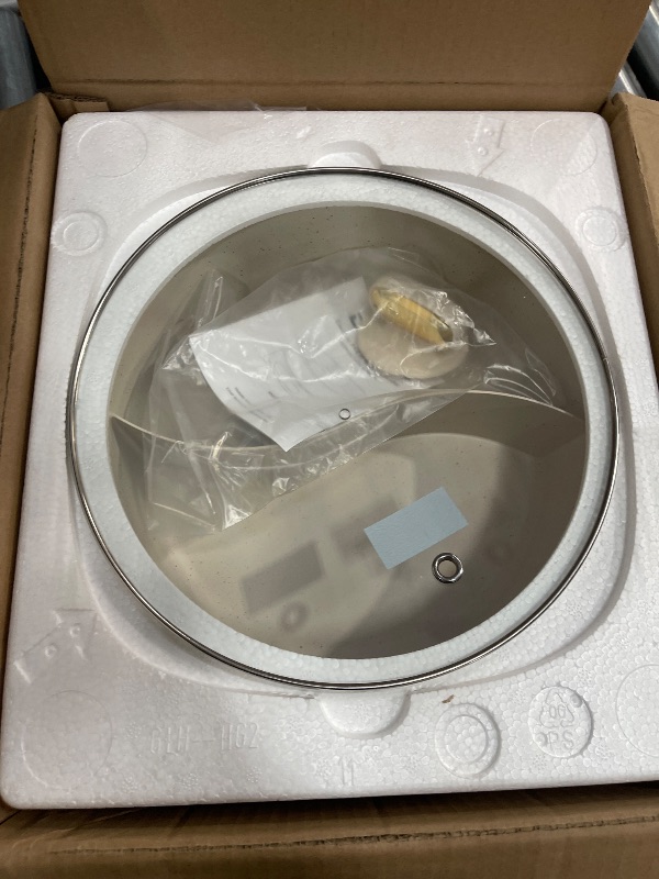 Photo 1 of ***(MISSING DIVIDER)***
Dezin Hot Pot Electric with Divider, 6L Double-Flavor Shabu Shabu Pot, Dual Sided Removable Non-Stick Hotpot Pot Electric, 3" Depth Chinese Hot Pot with Multi-Power Control, 2 Silicone Ladles Included