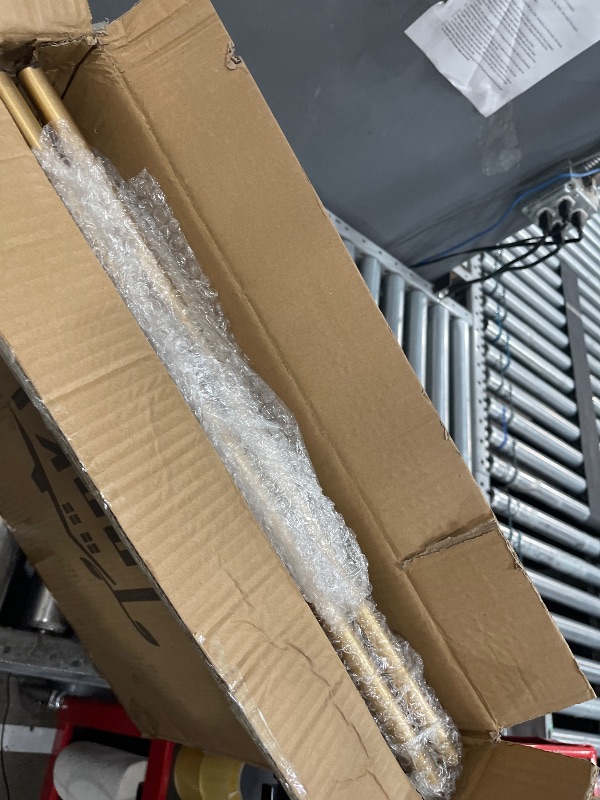 Photo 1 of TeoKJ 2 Tier Gold Side Table, Folding Round Metal End Table Small Nightstand with Two Removable Tray for Bedroom Living Room Bedside Small Spaces Gold + White