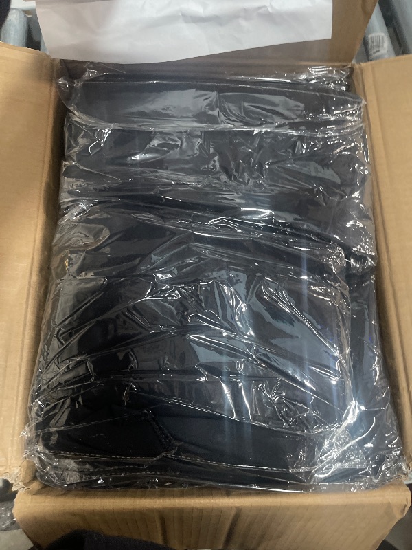 Photo 1 of 12Pack Black Round Tablecloth - 120 Inch, Washable Polyester, Stain & Wrinkle Resistant, Decorative Table Cover for Wedding Banquet Party