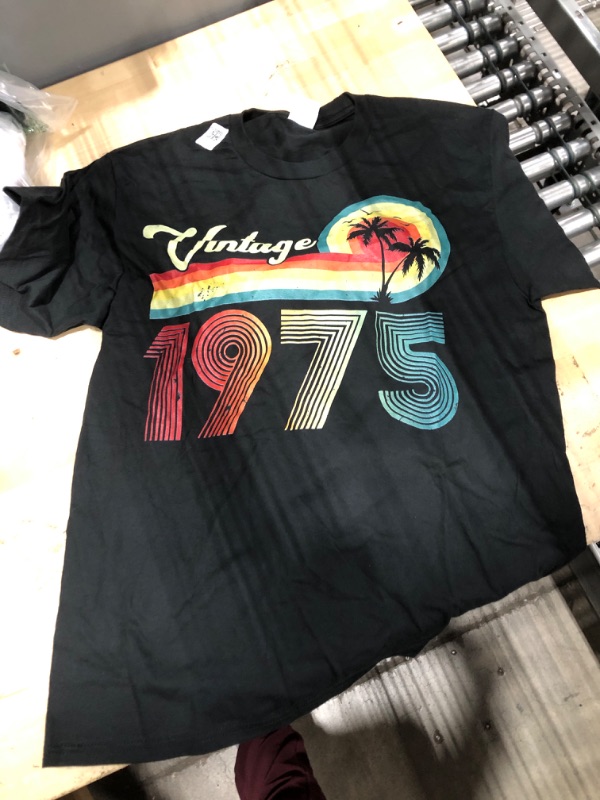 Photo 1 of 1975  VINTAGE BLACK SHIRT MEDIUM 