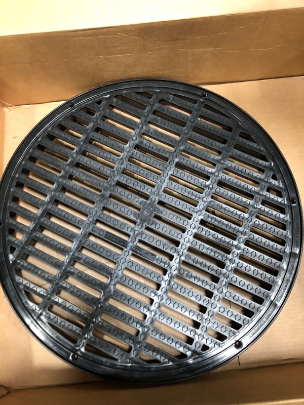 Photo 1 of *PHOTO FOR REFERENCE* Storm Drain Round Flat Grate for Catch Basin, Black
