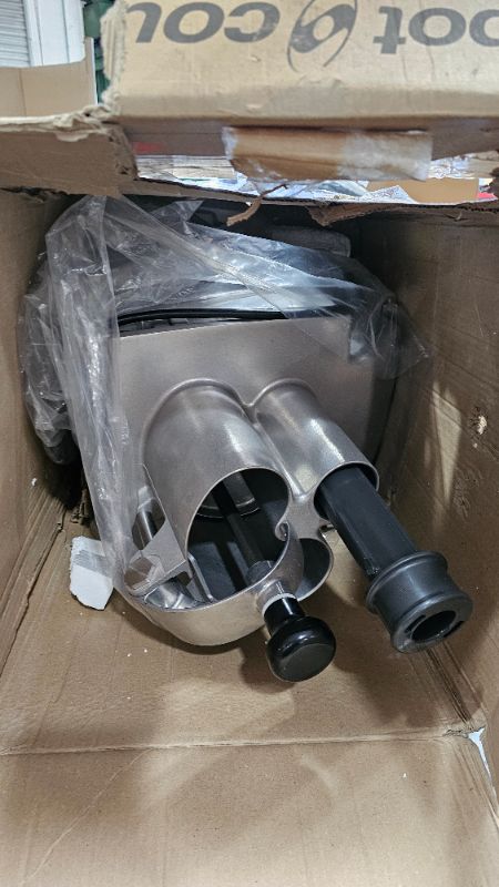 Photo 1 of 
Sponsored 
Robot Coupe
R2B Food Processor Cutter/Mixer, 3-Quart Batch Bowl, Polycarbonate, 1 HP, 120v, Gray, Red, and Clear