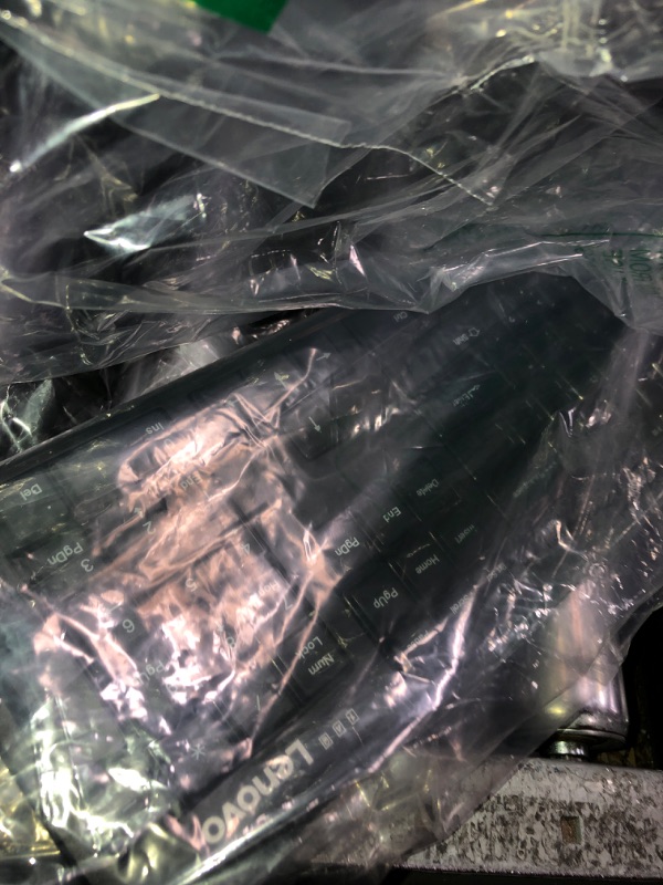 Photo 1 of Lenovo – Wireless Compact Keyboard– 100 Cordless Keyboard for PC, Laptop with Windows – Cordless Connection – Silent Key Clicks, Black