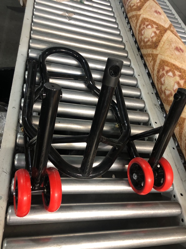 Photo 1 of (used)(missing hardware) Porotmotor Motorcycle Head Lift Stand, Front Triple Tree Stand 660LBS Load Capacity Front Wheel Lift Stand