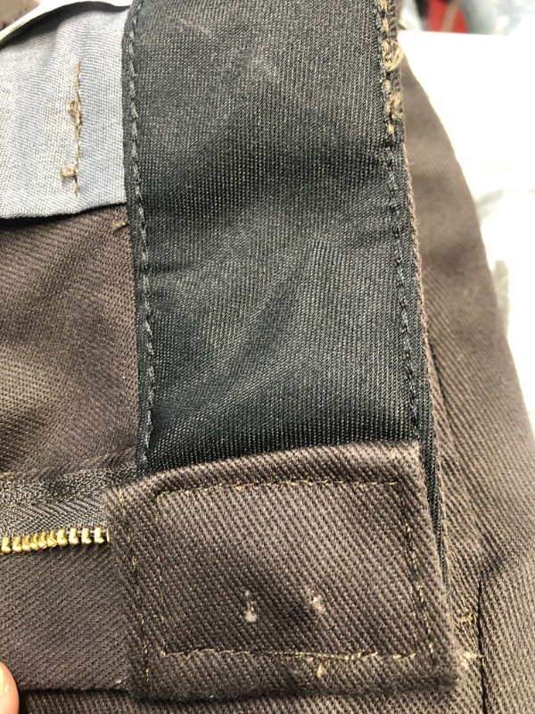 Photo 1 of (see images for damage) Dickies Men's 874 Flex Work Pants, Dark Brown 34X30
