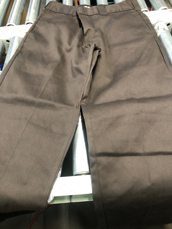 Photo 1 of (see images for damage) Dickies Men's 874 Flex Work Pants, Dark Brown 34X30