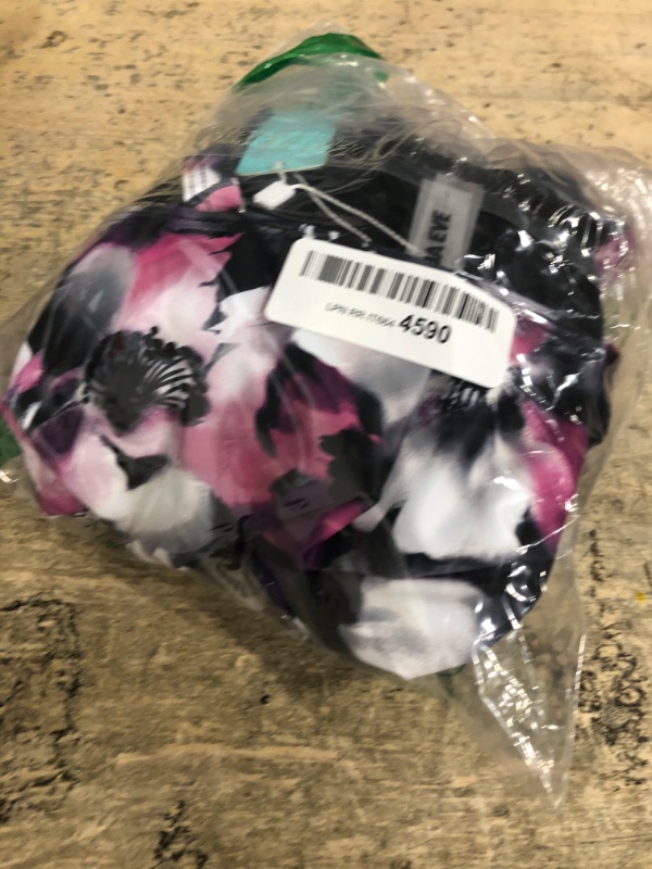 Photo 1 of Aqua Eve One Piece Bathing Suit for Women Tummy Control Swimsuit Slimming Vintage Swimwear Purple Floral L