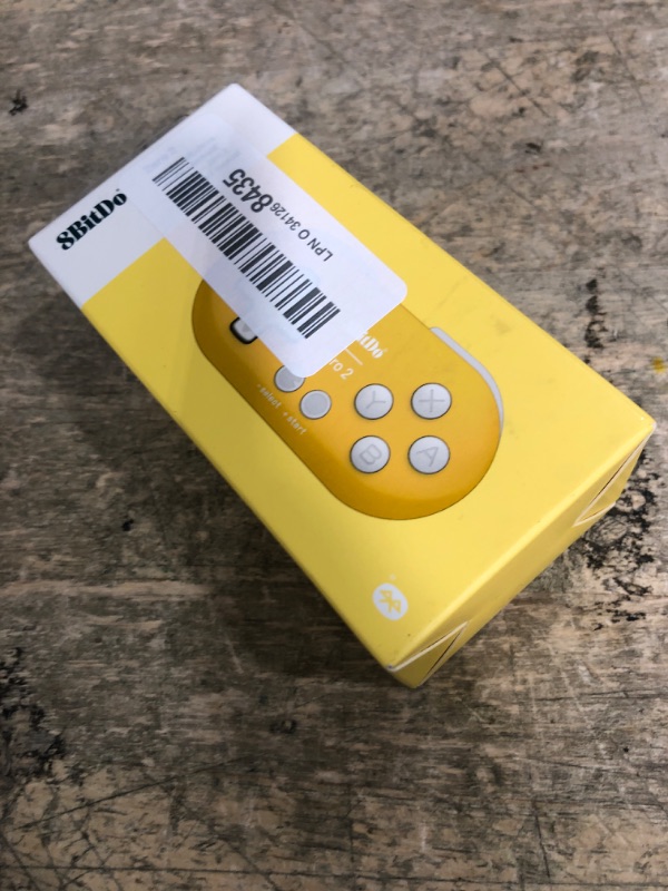 Photo 1 of 8Bitdo Zero 2 Bluetooth Gamepad Keychain Sized Mini Controller for Switch, Windows, Android, macOS & Raspberry Pi(Yellow Edition)