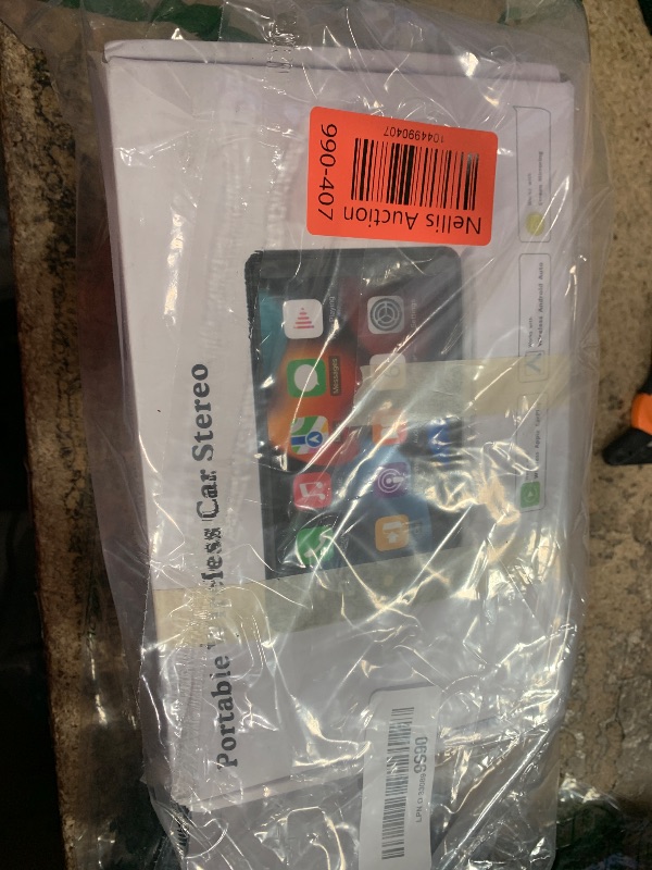 Photo 1 of Apple Carplay Screen for Car, 7" HD Portable Car Stereo Touch Screen with Wireless Android Auto, Backup Camera, Car Audio Receivers with Voice Control, Mirror Link, Bluetooth, GPS Navigation
