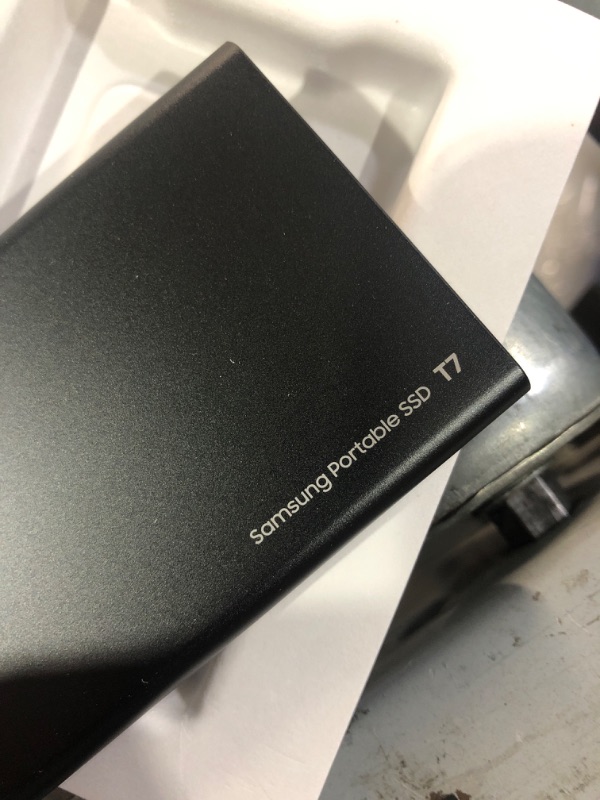 Photo 1 of SAMSUNG T7 Portable SSD, 500GB External Solid State Drive, Speeds Up to 1,050MB/s, USB 3.2 Gen 2