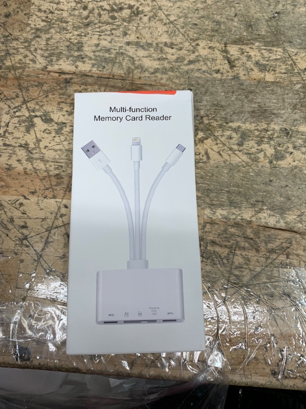 Photo 1 of 5-in-1 Memory Card Reader, USB OTG Adapter & SD Card Reader for i-Phone/i-Pad, USB C and USB A Devices with Micro SD & SD Card Slots, Supports SD/Micro SD/SDHC/SDXC/MMC