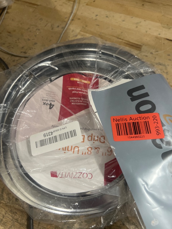 Photo 1 of 4 Pack Chrome Drip Pans, Compatible with Whirpool Kenmore Frigirate Stove Top Drip Bowls. Include 2 Pcs 6'' Range Replacement Drip Pans and 2 Pcs 8 '' Cooktop Drip Pans