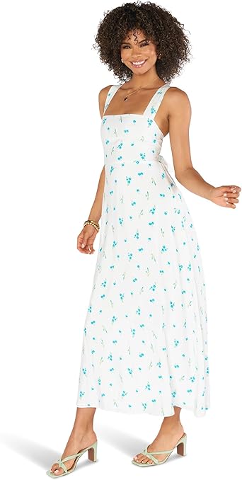 Photo 1 of Show Me Your Mumu Women's Marmont Midi Dress, Bluebell Daisy Size- XS
