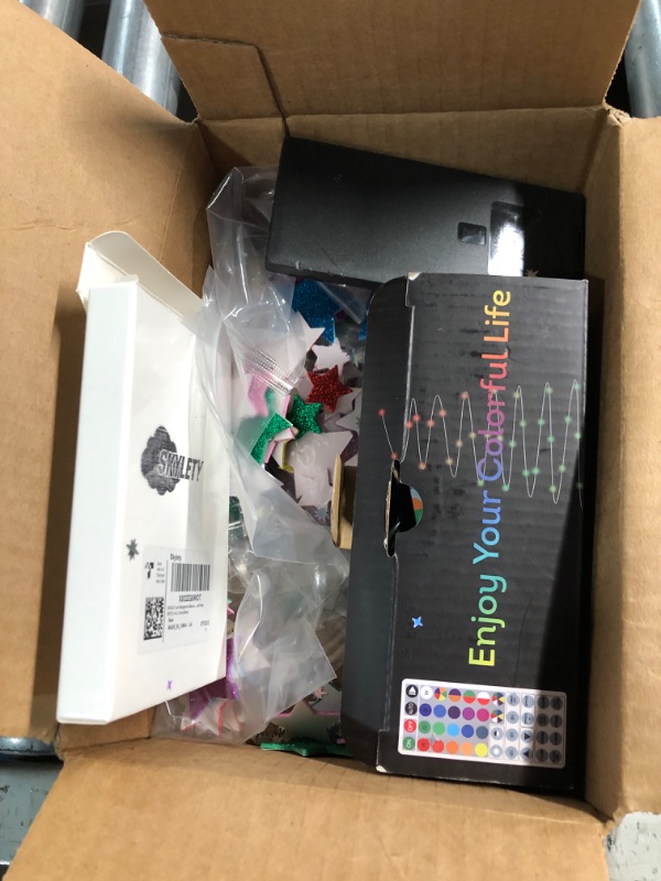 Photo 1 of 60 G/ 2.1 oz Holographic Star and Moon Glitter Confetti Sequin Galaxy Iridescent Table Metallic Glitter Foil Confetti Sequin Star Moon Scatter for Wedding Festival Party DIY(10 mm, 6 mm,Silver)