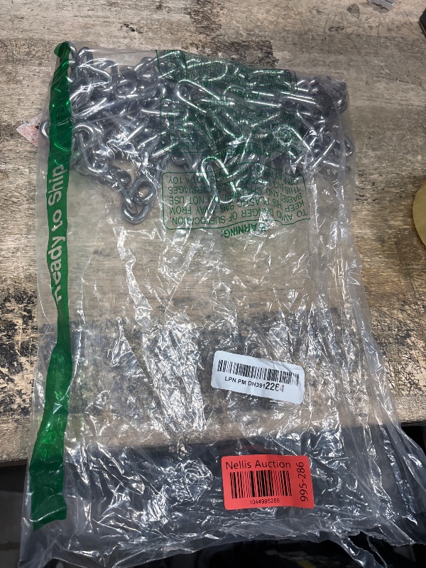 Photo 1 of 1/4 Inch x 13ft 304 Stainless Steel Coil Chain, 6mm x 4mThick Proof Coil Chain, Heavy Duty Metal Chain, 1322 lbs(600kg) WLL