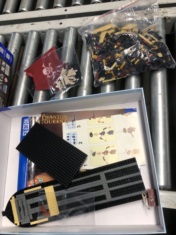 Photo 1 of Adult Pirate Ship Building Kit, Queen Anne's Revenge Pirate Ship Mini Building Block Sets for Adults, Construction Toys Gift for Teens & Men, Not Compatible with Lego Pirate Ship, 3399 PCS