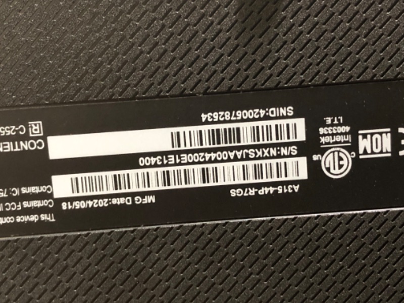 Photo 1 of acer Aspire 3 15.6" Notebook FHD AMD Ryzen 7 5700U 16GB RAM 512GB SSD Windows 11 Home