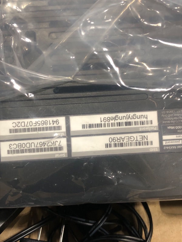 Photo 1 of NETGEAR Nighthawk 6-Stream Dual-Band WiFi 6 Router (RAX54S) – Security Features, AX5400 Wireless Speed, Up to 5.4 Gbps, Covers up to 2,500 sq. ft., 25 Devices - 1-Year Armor Subscription Included