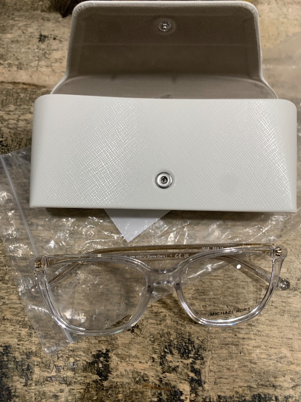 Photo 1 of Michael Kors Women's Mk4067u Santa Clara Universal Fit Square Prescription Eyewear Frames
