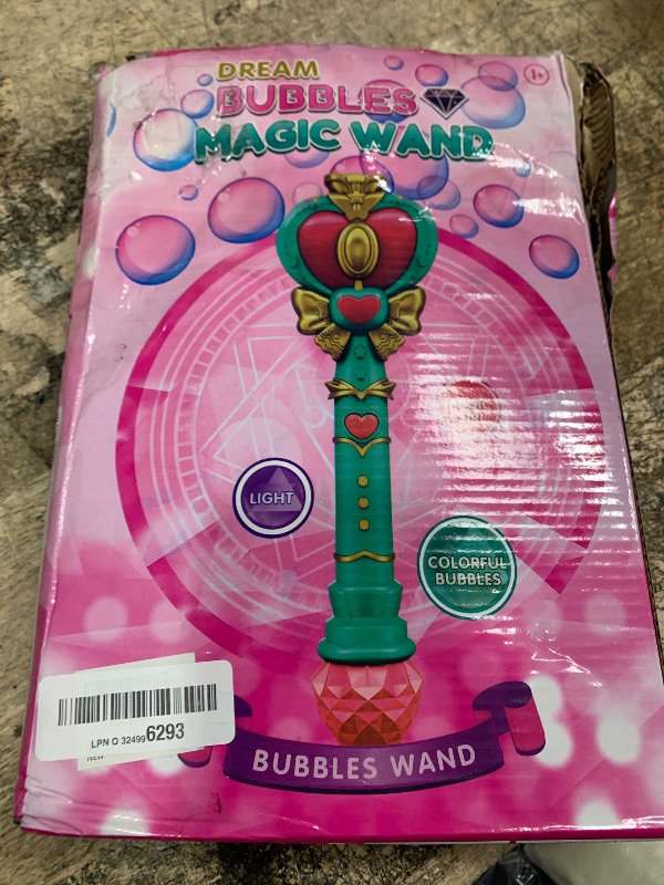 Photo 1 of 2 Pack Bubble Wand for Kids, Princess Heart Bubble Machine Blower Maker Wands Easter Basket Stuffers Outdoor Toys Gifts for 1 2 3 4 5 6 7 8 Years Old Toddlers Little Girls