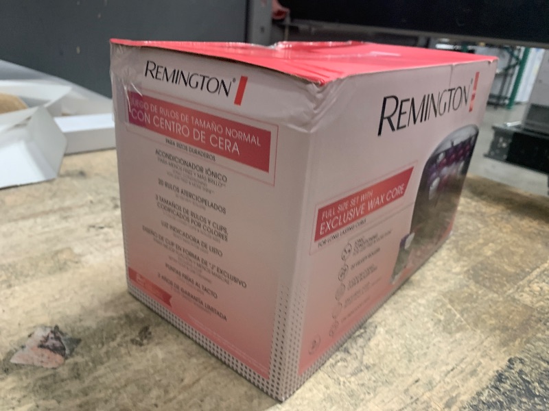 Photo 1 of Remington Ionic Conditioning Hair Setter, 20 Velvet Hair Rollers, 6 Large (1¼”), 10 Medium (1"), 4 Small (¾”), Blowout Style Hair Curlers