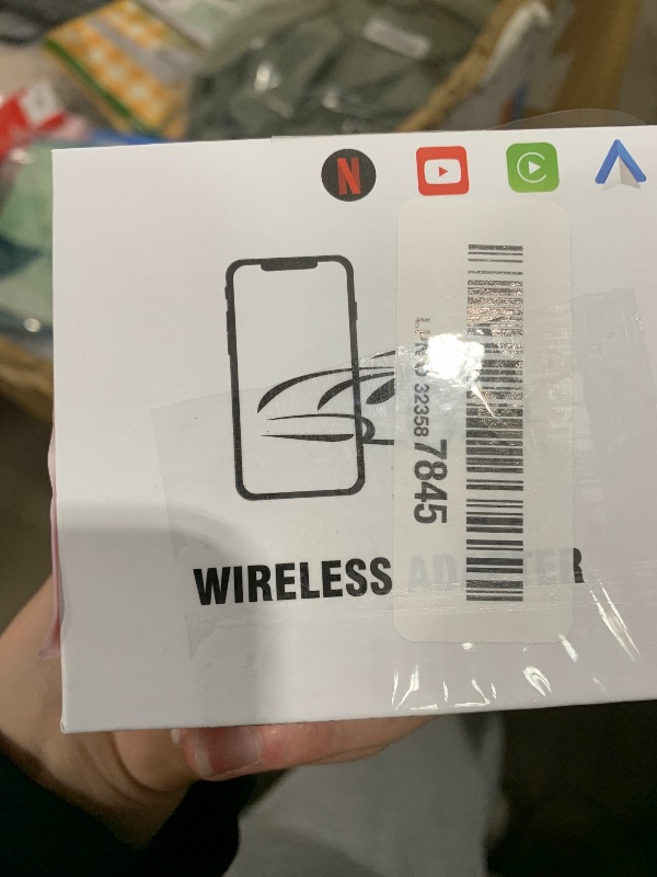 Photo 1 of Wireless CarPlay Adapter, 2025 Upgrade Support Netflix/YouTube/TF Card Plug & Play Dongle with Apple Car Play Wireless Adapter Android Auto Wireless Adapter for Cars from 2015&iPhone iOS10+