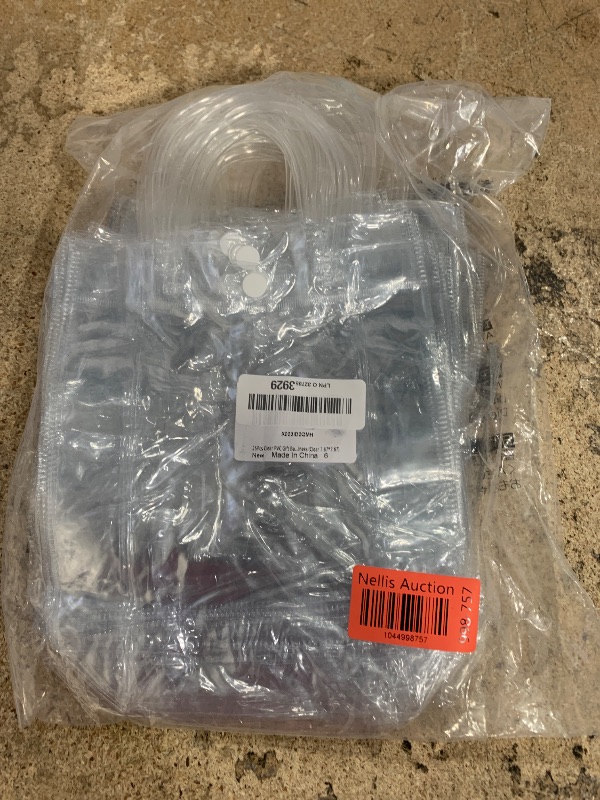 Photo 1 of 25Pcs Clear PVC Gift Bags with Handles, Small Plastic Tote Bags Transparent Gift Wrap Bags Reusable Shopping Bags for Wedding Candy Bags,Dessert,Merchandise, Retail, Small Business (Clear 7.87*7.87)