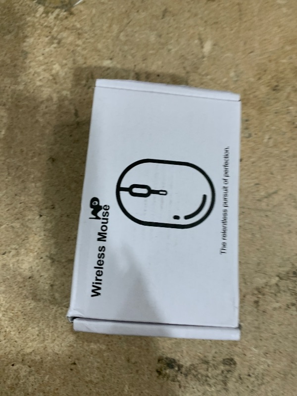 Photo 1 of Dolrso Bluetooth Mouse,Rechargeable Wireless Mouse for Laptop/iPad/MacBook Pro/Air, Silent Mouse Portable Slim for Surface Pro/PC/Lenovo/Samsung Tablet (Light Green)