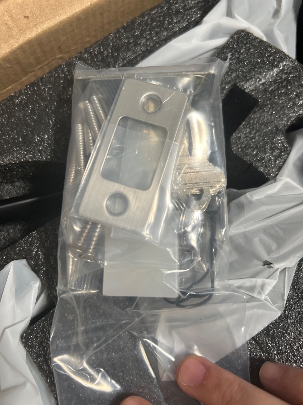 Photo 1 of Front Door Lock Set Keyless Entry: Keyless Entry Smart Deadbolt with Handle Set, Hornbill Keypad Electronic Door Lock with Handles, APP/Bluetooth/Auto Lock/Keyfobs/Keys, Oil Rubbed Bronze