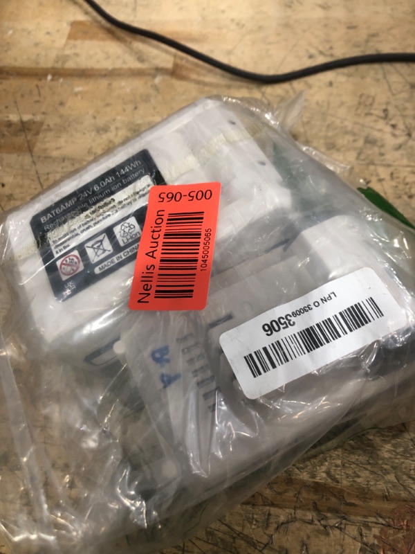 Photo 1 of 2PACK DSANKE 6.0Ah 24V Lithium Ion Replacement Battery for Snow Joe and Sun Joe iON+ System 24V Battery 24BAT-LTX 24VBAT-LTW 24VBAT-LTE 24VBAT-LT 24VBAT 24VBAT-XR
