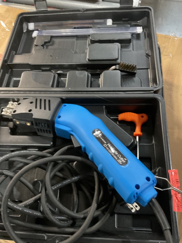 Photo 1 of (Used)(see images)Hot Knife Foam Cutter, Air Cooled Electric Hot Knife Foam Cutting Tool Styrofoam Cutter 200W 110-120V for EPS, XPS, EPP, EVA, EPE, PU, KT Board, Sponge