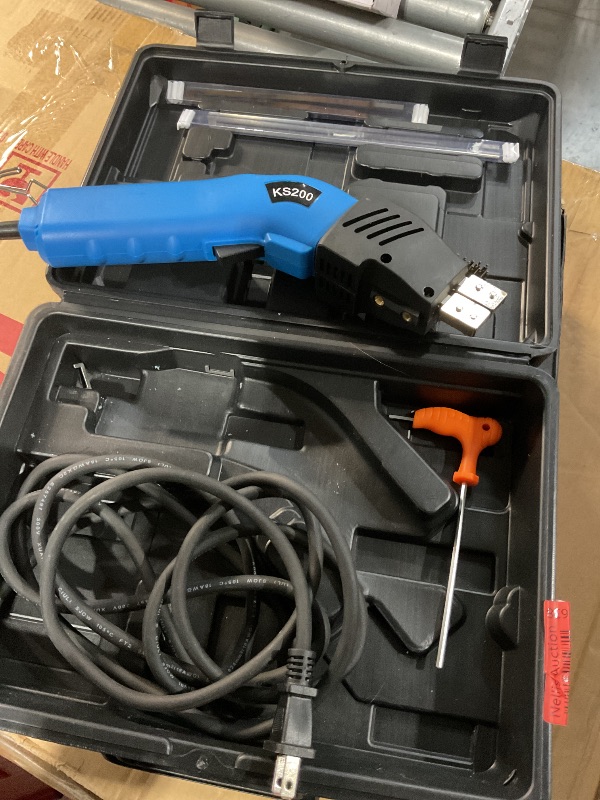 Photo 1 of (Used)(see images)Hot Knife Foam Cutter, Air Cooled Electric Hot Knife Foam Cutting Tool Styrofoam Cutter 200W 110-120V for EPS, XPS, EPP, EVA, EPE, PU, KT Board, Sponge