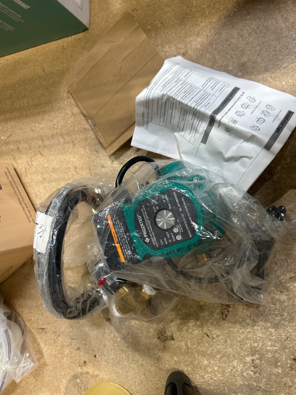 Photo 1 of PROZRTED Extremely Quiet Instant Hot Water Circulating Pump with Built-in Digital Timer and adjustable Thermostat Control Valve