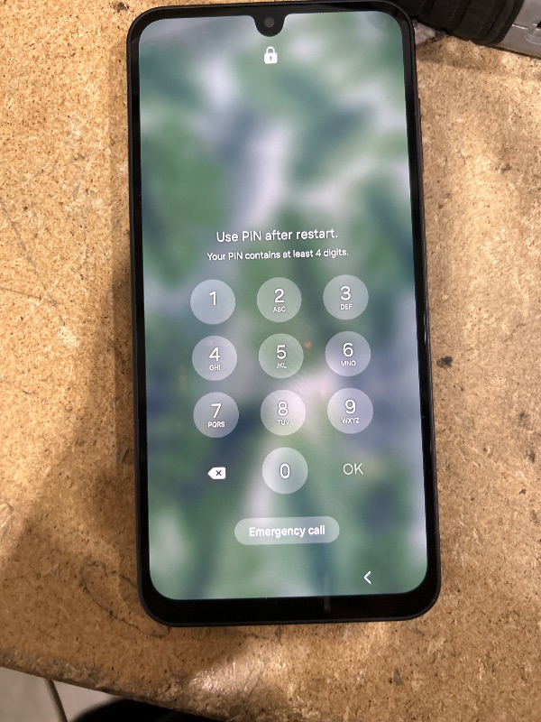 Photo 1 of *** LOCKED HAS PIN ***SAMSUNG Galaxy A16 5G A Series Cell Phone, Unlocked Android Smartphone, Large AMOLED Display, Durable Design, Super Fast Charging, Expandable Storage, US Version, 2025, Blue Black