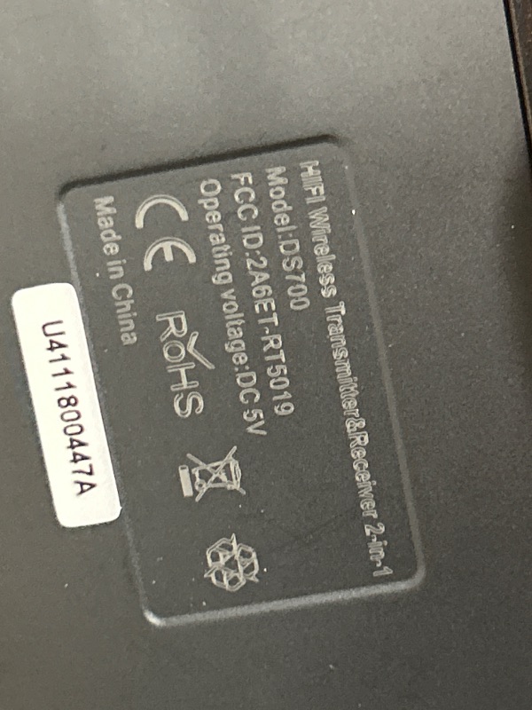 Photo 1 of 1Mii DS700 HiFi Bluetooth Audio Transmitter Receiver for TV, Long Range Wireless Adapter with Audiophile DAC, LDAC, aptX HD/LL, LCD Display, Optical Coaxial RCA Audio Interface