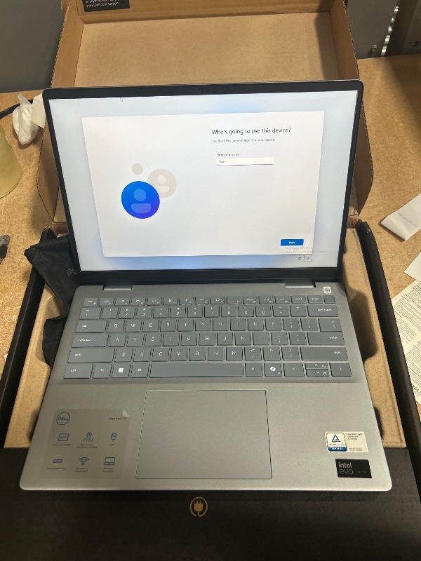 Photo 1 of Dell Inspiron 14 Plus 7440 Laptop - 14.0-inch 16:10 2.2K (2240x1400) Display, Intel Core Ultra 7-155H, 16GB LPDDR5X RAM, 1TB SSD, Intel Arc Graphics, Windows 11 Home, Onsite Service - Ice Blue