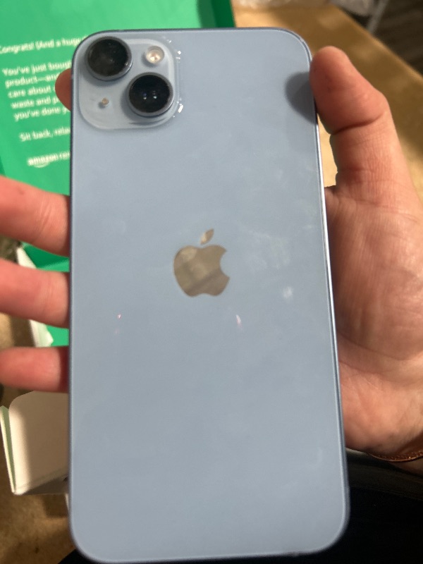 Photo 1 of *** LOCKED TO PREVIOUS OWNER ***Apple iPhone 15 Plus, 128GB, Blue