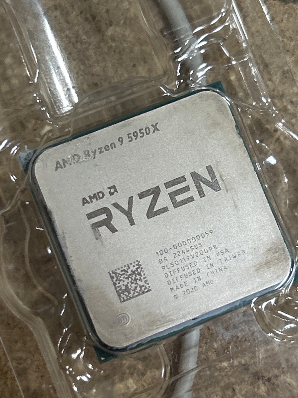 Photo 1 of AMD Ryzen 9 5950X 16-core, 32-thread unlocked desktop processor