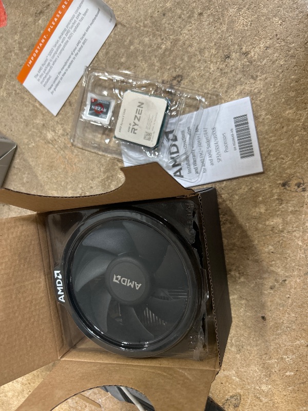 Photo 1 of AMD Ryzen 5 5500 6-Core, 12-Thread Unlocked Desktop Processor with Wraith Stealth Cooler