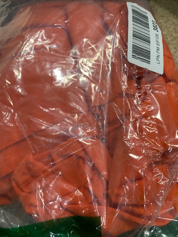 Photo 1 of acelyn Casual One Piece Loose Jumpsuit for Women Summer Plus Size Overalls Off Shoulder Pockets Rompers Orange L