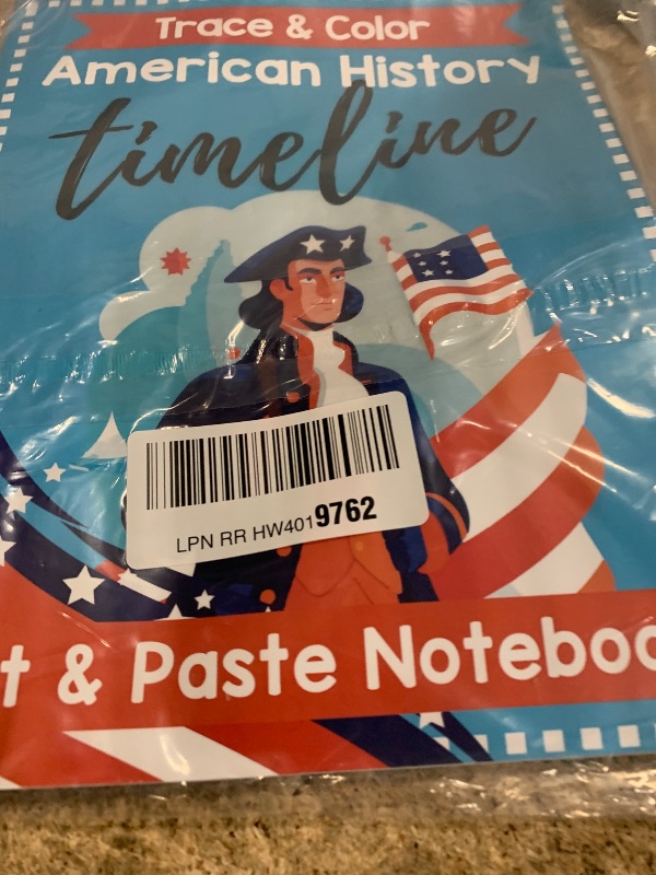 Photo 1 of American History Timeline Notebook:: Includes Timeline Figures to Color, Trace, Cut and Paste