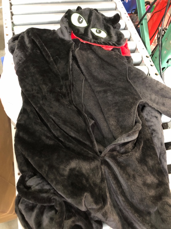 Photo 1 of (see images) Xinxiaomeng Toothless Onesie Adults Dragon Pajamas Flannel Animal Winter Sleepwear Halloween large 