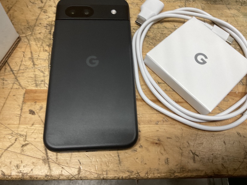 Photo 1 of Google Pixel 8a - Unlocked Android Phone with Google AI, Advanced Pixel Camera and 24-Hour Battery - Obsidian - 128 GB