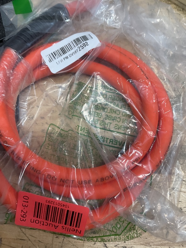 Photo 1 of ***(MISSING ACCESSORIES/ ONLY HOSE)***
FYPower 10 Pieces Hybrid Lead-in Air Hose kit, 3/8 Inch x 6 ft Whip Air Compressor Hose Kit, 1/4" NPT Air Coupler and Plug, Industrial Solid Brass Quick Connect, 360° Swivel Connector