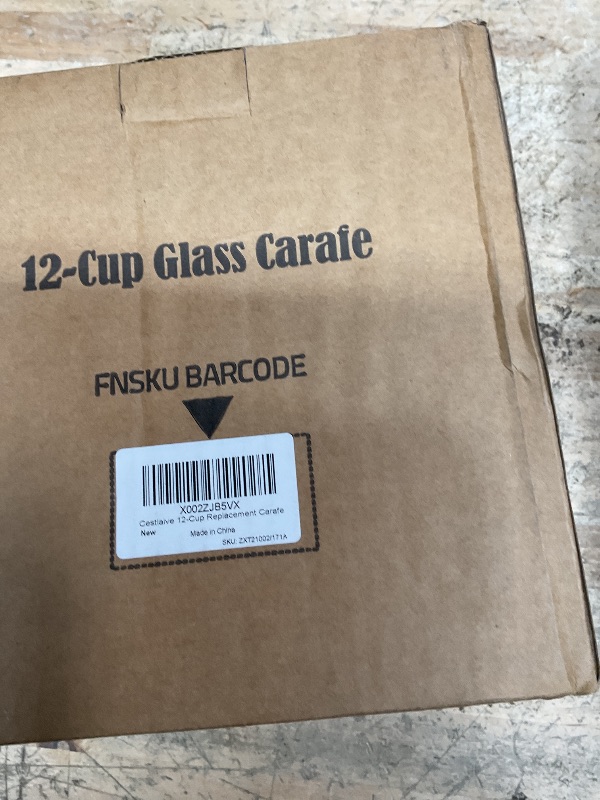 Photo 1 of 12-Cup Replacement Glass Carafe Pot Compatible with Hamilton Coffee Maker Models 46310, 49976, 49966, 49350, 49957, 49954, 49933, 49980A, 49980Z, 49983, 49618, 46300, 49950