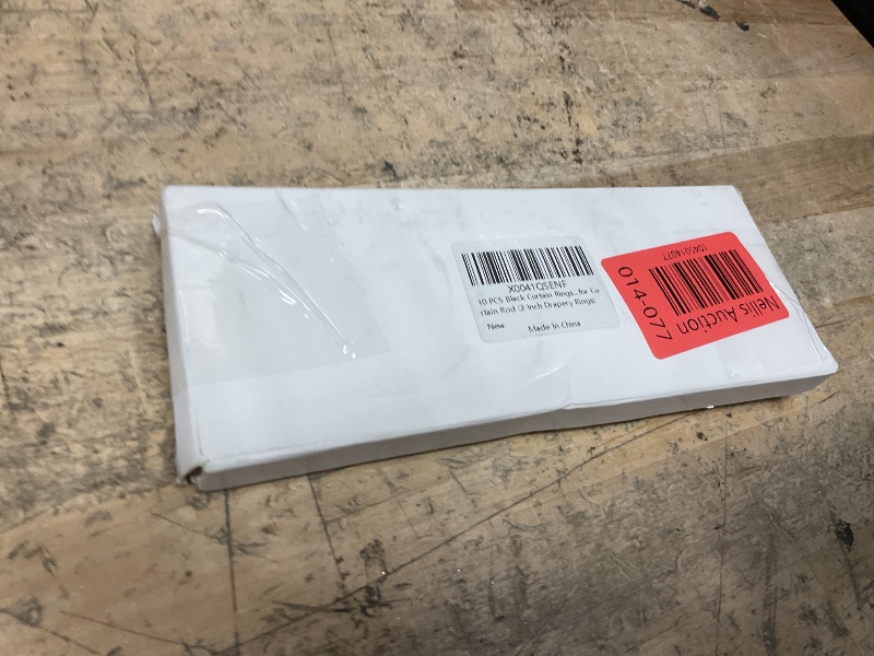 Photo 1 of 10 PCS Black Curtain Rings, Curtain Rings with Eyelet Apply for Curtain Rod (2 Inch Drapery Rings)