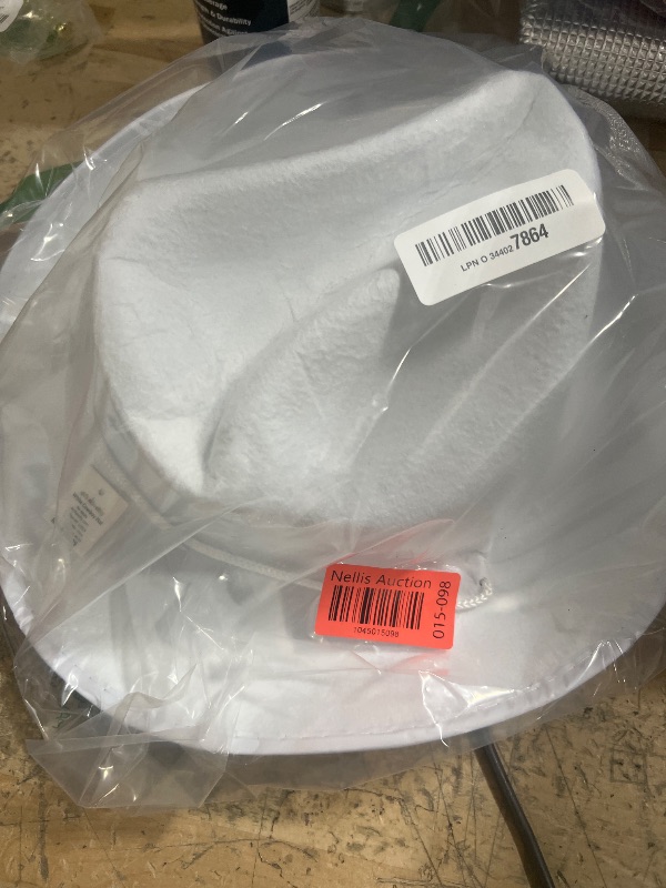 Photo 1 of 4E's Novelty Cowboy Hat for Women & Men, Felt Cowgirl Hat for Adults, Western Party Dress Up Accessories (White)