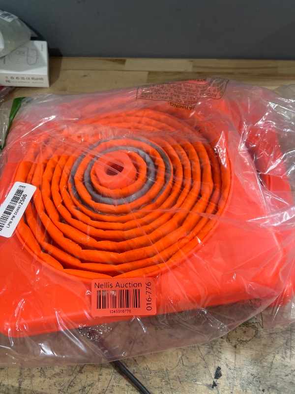 Photo 1 of [2 Pack]28 Inch Collapsible Traffic Safety Cones - Parking Cones with Reflective Collars,Orange Safety Cones for Parking lot?Driveway, Driving Training etc.
