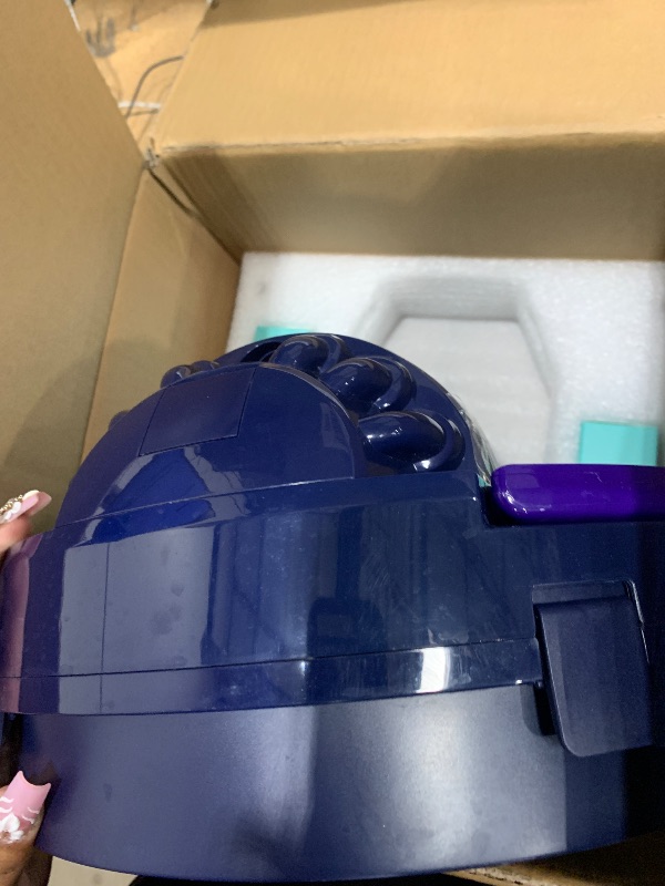 Photo 1 of *UNABLE TO FULLY TEST* Poolease X1 Cordless Pool Cleaner Robot, Robotic Pool Vacuum for Above/In Ground Pool, 45W Dual-Motor, Self-Parking, Enhanced with 2L Debris Capacity (Dark Blue and Purple)