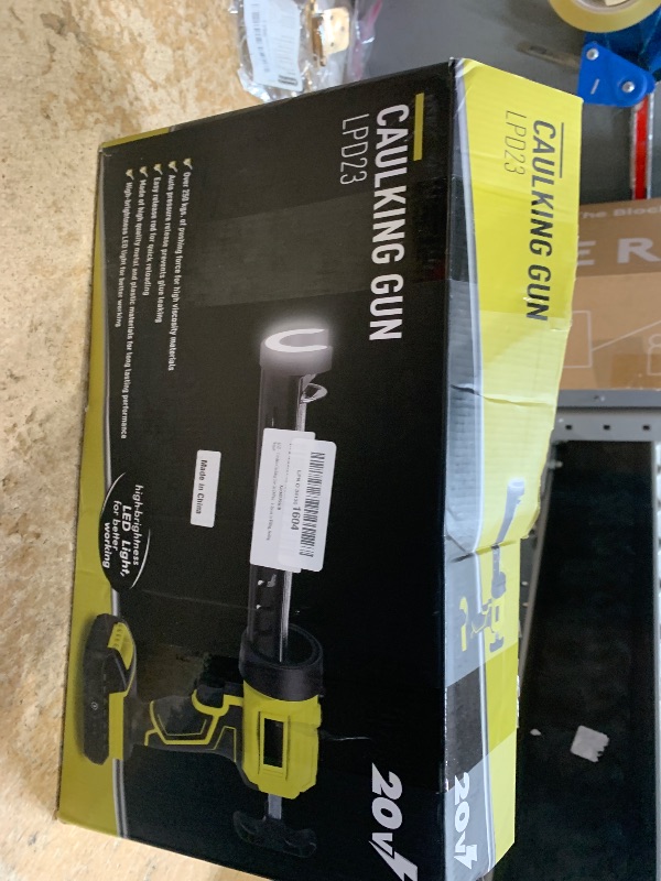 Photo 1 of *COLOR MAY VARY** Cordless Caulking Gun for DeWalt 20V Max Battery, 10 Oz/300ml Electric Silicone Gun,with LED Light,4 Adjustable Speed for Filling, Sealing, Repair?NO BATTERY?